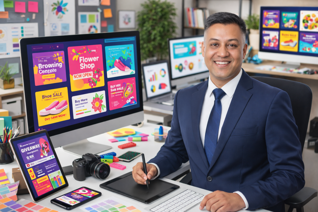 Creative social media content creation and branding strategy